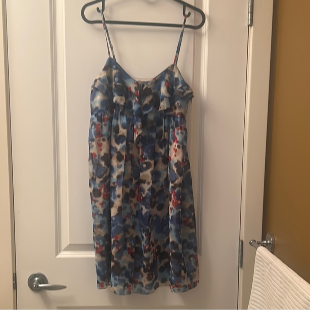 Kensie Satin Dress in Champagne